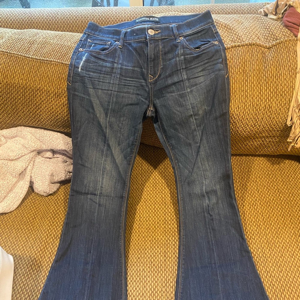 Women's Flare & Wide Leg Jeans - Blue